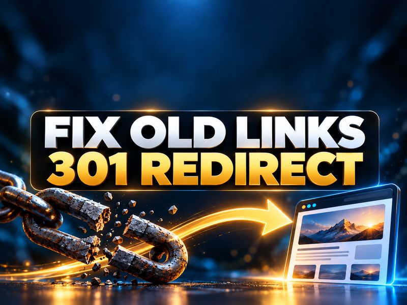 Redirection practice: send an old link to the correct page