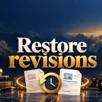 Deleted good text? WordPress revisions can help