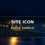 Site icon: the small mark that identifies a browser tab
